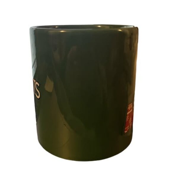 PEANUTS Large 20oz 'MERRY' Mug Christmas Snoopy Dark Green - Picture 4 of 6